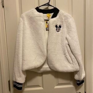 Mickey Mouse Faux Fur Jacket